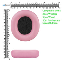 画像をギャラリービューアに読み込む, Geekria イヤーパッド Nova 互換性 パッド マイクロソフト Microsoft Xbox Wireless, Xbox Stereo Headset 20th Anniversary Special Edition ヘッドホンに対応 パッド イヤー / イヤーカップ (プロテインレザー / ピンク)