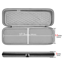 画像をギャラリービューアに読み込む, Geekria キーボードケース 互換品 ロジクール Logicool MX KEYS KX800/ MX KEYS KX800M/ MX KEYS S KX800sワイヤレスキーボード Pebble ワイヤレスマウス 収納ケース(ライトグレー)