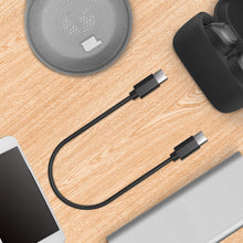 画像をギャラリービューアに読み込む, Geekria 充電ケーブル 互換性 Type-C 充電コード USB-C to USB-C ジャブラ Jabra Elite 10 Gen 2, Elite 10, Elite 85t, Elite 8 Active に対応 (黒/30cm 2パック)