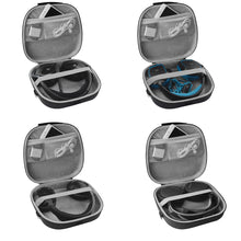 画像をギャラリービューアに読み込む, Geekria ケース Shield ヘッドホンケース 互換性 ハードケース 旅行用 ハードシェルケース スティールシリーズ SteelSeries, ロジクール Logitech, ジェイビーエル JBL, アップル Apple AirPods Max に対応 収納ポーチ付属 (ダークグレー)