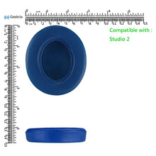 画像をギャラリービューアに読み込む, Geekria Elite イヤーパッド 互換性 パッド ビーツバイドクタードレ Beats Studio 2 (B0501) ヘッドホンに対応 イヤパッド/イヤークッション/イヤーカップ ( シープスキン / 青 )