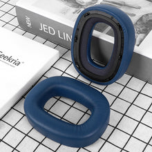 画像をギャラリービューアに読み込む, Geekria イヤーパッド QuickFit 互換性 パッド Bowers&Wilkins Px8, Px7 S2 ( Do Not Fit Px7, Px7 S2e) ヘッドホンに対応 パッド イヤー / イヤーカップ プロテインレザー (青)