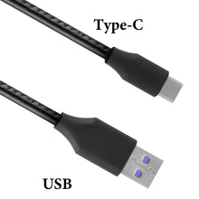 画像をギャラリービューアに読み込む, Geekria PUレザー 充電ケーブル 互換性 Type-C 充電コード USB to USB-C サムスン SAMSUNG Galaxy Buds 3 Pro Buds Pro Buds 2 Buds FE に対応 (黒 / 30cm 2パック)