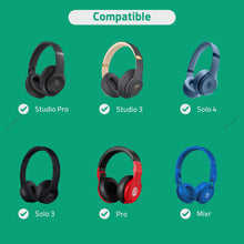 画像をギャラリービューアに読み込む, Geekria ケーブル 互換性 オーディオコード ビーツバイドクタードレ Beats Studio Pro Solo 4 Solo 3 Pro ヘッドホンケーブル、3.5mm に適合する インラインマイクと音量コントロール 1.2m