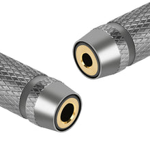 画像をギャラリービューアに読み込む, Geekria 4.4mm オス - 3.5mm (1/8'') バランスメスおよび 4.4mm オス - 2.5mm バランスメス ヘッドフォン アダプター、アルミ合金変換オーディオ プラグ、金メッキ アダプター (2 パック)