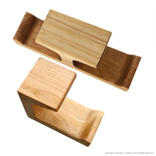 画像をギャラリービューアに読み込む, Geekria ヘッドホンスタンド 木製 吊り下げ式 ヘッドホンハンガー(2本掛け1つ と1本掛け1つ セット)