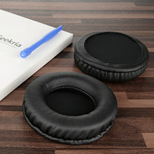 画像をギャラリービューアに読み込む, Geekriaイヤーパッド 互換性 パッド ソニー Sony MDR-V55, V500DJ ヘッドホンに対応 イヤパッド/イヤークッション/イヤーカップ 耳から耳への切り替え ( プロテインレザー / ブラック )