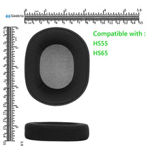 画像をギャラリービューアに読み込む, Geekria イヤーパッド Comfort 互換性 パッド コルセア Corsair HS65, HS55 ヘッドホンに対応 パッド イヤー / イヤーカップ (メッシュファブリック/ 黒)