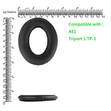 画像をギャラリービューアに読み込む, Geekria イヤーパッド QuickFit 互換性 パッド ボーズ Bose AE1, Triport 1 TP-1 ヘッドホンに対応 パッド イヤー / イヤーカップ ( プロテインレザー / ブラック )