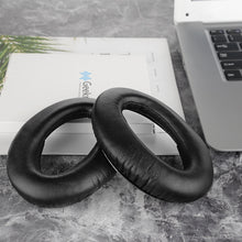 画像をギャラリービューアに読み込む, Geekria イヤーパッド QuickFit 互換性 パッド ゼンハイザー Sennheiser GAME ONE, GAME ZERO, PC360, PC363D, PC373D ヘッドホンに対応 パッド イヤー / イヤーカップ ( プロテインレザー / ブラック )