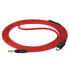 画像をギャラリービューアに読み込む, Geekria ケーブル USB-C Digital to Audio 互換性 オーディオコード ビーツバイドクタードレ Beats Studio Pro, Solo 4, Solo 3, Studio3 ヘッドホンケーブル、 Type-C に適合する インラインマイクと音量コントロール (1.7m)