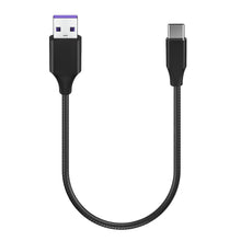 画像をギャラリービューアに読み込む, Geekria レザー 充電ケーブル 互換性 Type-C 充電コード USB to USB-C エディファイアー Edifier LolliClip Al, ES850NB, Hecate G2, W820NB Plus, WH950NB, WH700NB, W830NB に対応 (黒/30cm)