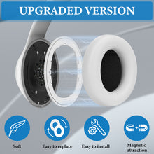 画像をギャラリービューアに読み込む, Geekria イヤーパッド SNAP マグネチック 互換性 パッド ビーツバイドクタードレ Beats Studio 3 Wireless, Studio 2 Wireless, Studio 2 Wire ヘッドホンに対応 パッド イヤー / イヤーカップ プロテインレザー (白, 1組)