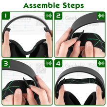 画像をギャラリービューアに読み込む, Geekria ヘッドバンド 互換性 ヘッドホンヘッドバンド SteelSeries Arctis 5 & Arctis 3 対応 交換用 パッド (ブラック)