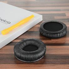 画像をギャラリービューアに読み込む, Geekria イヤーパッド QuickFit 互換性 パッド ゼンハイザー Sennheiser PX200 PX100 PX200-II PX100-II PXC300 PXC150 PXC250 PC130 PC131 ヘッドホンに対応 パッド イヤー / イヤーカップ (プロテインレザー / ブラック)