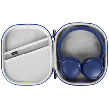 画像をギャラリービューアに読み込む, Geekria ケース Sheild ヘッドホンケース 互換性 ハードケース 旅行用 ハードシェルケース JBL Live 650BTNC/400BT, Tune 600BTNC/510BT/500, T460BT, T450, Everest 700/750NC, E45BT, Lifestyle E65BTNC, Jr310BT, JR 300 に対応 収納ポーチ付き (ブルー)