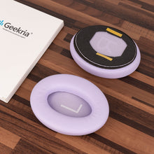 画像をギャラリービューアに読み込む, Geekria イヤーパッド QuickFit 互換性 パッド ボーズ Bose New QuietComfort QC45, QC35, QC35 ii, QC25, QC15, QC2, AE2, AE2i, AE2w, SoundTrue, SoundLink AE 2 ヘッドホンに対応 パッド イヤー / イヤーカップ プロテインレザー (パープル)