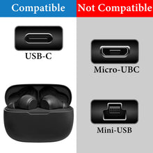 画像をギャラリービューアに読み込む, Geekria PUレザー 充電ケーブル 互換性 Type-C 充電コード USB to USB-C ジェイビーエル JBL Endurance Race 2 Vibe Buds 2 Vibe Flex 2 Vibe Beam 2 に対応 (黒 / 30cm 2パック)