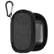 画像をギャラリービューアに読み込む, Geekria イヤホン キャリング ポーチ Bowers&Wilkins Pi8, Pi7 S2, Pi5 S2 ケース カバーと互換性あり、交換用保護耳栓 トラベル バッグ ケーブル収納付き (ダーク グレー)