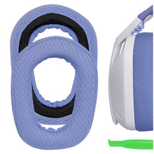 画像をギャラリービューアに読み込む, Geekria イヤーパッド Comfort 互換性 パッド ロジクール Logitech G435 G335 ヘッドホンに対応 パッド イヤー / イヤーカップ (メッシュファブリック / 青い)