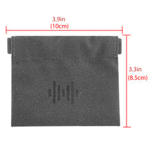 画像をギャラリービューアに読み込む, Geekria ポッチ イヤホン ポーチケースイヤホン保護 袋 小銭入れ 小物整理 USBメモリー/SD/TFカード/鍵収納 スマートフォンのアクセサリ携帯やすい (8.5 X 8 cm) (グレー / マイクロファイバー)