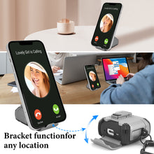 画像をギャラリービューアに読み込む, Geekria ハードシェルケース Apple AirPods 4用 耐衝撃フルボディカバー ロック解除フラップ、電話ホルダー、マグネット式バック付き