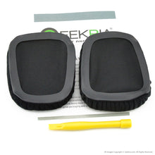 画像をギャラリービューアに読み込む, Geekria イヤーパッド Comfort 互換性 パッド レイザー Razer Chimaera Electra ヘッドホンに対応 パッド イヤー / イヤーカップ (ベロア / ブラック)