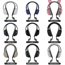 画像をギャラリービューアに読み込む, Geekria ヘッドホンスタンド オメガ オーバーイヤー| オンイヤー ヘッドホン、ゲームヘッドセット用の ホルダー, デスクディスプレイハンガー ソニー Sony WH-1000XM5, WH-1000XM4, ビーツバイドクタードレ Beats Solo 4, Studio Proと互換性(黒)