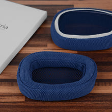 画像をギャラリービューアに読み込む, Geekria イヤーパッド QuickFit 互換性 パッド ロジクール Logitech G433 G233 G PRO ヘッドホンに対応 イヤパッド/イヤークッション/イヤーカップ ( メッシュファブリック / 青 )