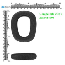 画像をギャラリービューアに読み込む, Geekria イヤーパッド Comfort 互換性 パッド ロジクール Logicool Zone Vibe 100 ヘッドホンに対応 パッド イヤー / イヤーカップ メッシュファブリック (黒)