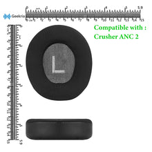 画像をギャラリービューアに読み込む, Geekria イヤーパッド Sport 互換性 パッド スカルキャンディ Skullcandy Crusher ANC 2 ヘッドホンに対応 パッド イヤー / イヤーカップ 冷却ジェル (黒)