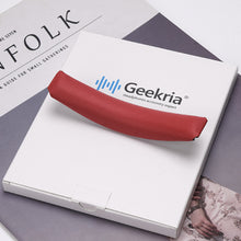 画像をギャラリービューアに読み込む, Geekria ヘッドバンド 互換性 ヘッドホンヘッドバンド プロテインレザーパッド ジェイビーエル JBL TUNE 700BT, TUNE700BT, TUNE 700 BT 対応 交換用 (赤)