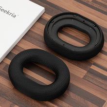 画像をギャラリービューアに読み込む, Geekria イヤーパッド Comfort 互換性 パッドレイザー Razer BlackShark V3 Pro (Do Not Fit V3 Wireless/ V3X) ヘッドホンに対応 パッド イヤー / イヤーカップ メッシュファブリック (黒)