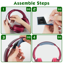 画像をギャラリービューアに読み込む, Geekria ヘッドバンド 互換性 ヘッドホンヘッドバンド プロテインレザー パッド ソニー SONY MDR-100ABN, WH-H900N 対応 交換用 (ムーンライトブルー)