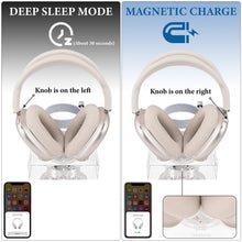 画像をギャラリービューアに読み込む, Geekria ヘッドホン 充電スタンド AirPods Max (USB-C)に対応 アクリル充電ドック 充電ベース スリープ省電力モード付き (クリア)