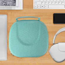 画像をギャラリービューアに読み込む, Geekria ケース Sheild ヘッドホンケース 互換性 ハードケース 旅行用 ハードシェルケース アップル Apple AirPods Max に対応 収納ポーチ付き (グリーン)