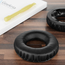 画像をギャラリービューアに読み込む, Geekria イヤーパッド QuickFit 互換性 パッド ゼンハイザー Sennheiser HD25-1, HD25-II, HD25SP, HD25SP-II ヘッドホンに対応 パッド イヤー / イヤーカップ (プロテインレザー / ブラック)
