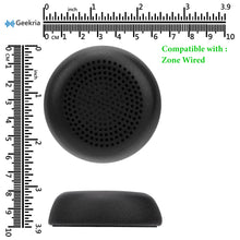 画像をギャラリービューアに読み込む, Geekria イヤーパッド QuickFit 互換性 パッド ロジクール Logitech Zone Wired, Zone 750 ヘッドホンに対応 パッド イヤー / イヤーカップ Not compatible with Zone Wireless ( プロテインレザー/黒)