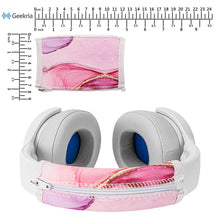 画像をギャラリービューアに読み込む, Geekria カバー 互換性 ヘッドバンドカバー スカルキャンディ Skullcandy Crusher Evo, Crusher ANC, Crusher ANC 2, Hesh 3, Hesh Evo, Hesh ANC, Venue 対応 ネオプレン製 ヘッドバンドクッション ヘッドバンドプロテクター 簡単に装着 工具不要 (ピンクプリント)