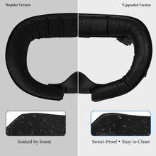 画像をギャラリービューアに読み込む, Geekria VR アップグレードフェイシャルインターフェース&フェイスカバーパッド (Meta Quest 3対応)、防汗PUフォームクッション、光漏れ防止ノーズパッドとレンズプロテクター付きアクセサリーセット