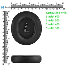 画像をギャラリービューアに読み込む, Geekria イヤーパッド QuickFit 互換性 パッド Turtle Beach Stealth 700/ 600/ 500/ 400/ 300 ヘッドホンに対応 パッド イヤー / イヤーカップ (プロテインレザー / ブラック)