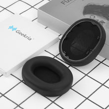画像をギャラリービューアに読み込む, Geekria イヤーパッド Elite 互換性 パッド ソニー Sony WH-1000XM5 ヘッドホンに対応 パッド イヤー / イヤーカップラムスキン (黒)