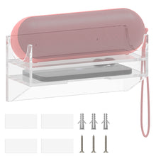 画像をギャラリービューアに読み込む, Geekria アクリル製壁掛けスピーカーブラケット Beats Pill 対応 浴室、キッチン、トイレ、寝室、オフィスの壁掛けに最適 (透明)