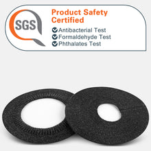 画像をギャラリービューアに読み込む, Geekria カバー 2 ペア 互換性 イヤーパッドカバー (SGS認証済) 劣化防止、防塵 ヘッドホン交換用 ストレッチニット 4-8CM ヘッドホン用 洗濯可 (Small / ブラック・フラワリーグレー)