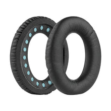 画像をギャラリービューアに読み込む, Geekria QuickFit イヤーパッド 互換性 パッド ボーズ Bose QuietComfort 15, QC15, QC2 ヘッドホンに対応 イヤパッド/イヤークッション/イヤーカップ ( プロテインレザー / ブラック )