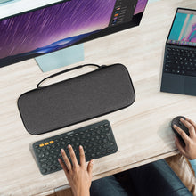 画像をギャラリービューアに読み込む, Geekria 収納ケース 互換品ロジクール Logicool K380 + Pebble M350 ワイヤレス キーボード 無線 マウス ハードシェルトラベルキャリングバッグ