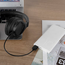 画像をギャラリービューアに読み込む, Geekria 充電ケーブル 互換性 USB 充電コード USB to Micro-USB オーディオテクニカ Audio-Technica ATH-SR30BT ATH-SR6BT ATH-G1WL ATH-DSR7BT に対応 (黒 / 1ft)