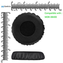 画像をギャラリービューアに読み込む, Geekria イヤーパッド QuickFit 互換性 パッド ソニー SONY MDR-XB400 ヘッドホンに対応 パッド イヤー / イヤーカップ (プロテインレザー / ブラック)