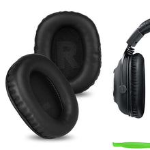 画像をギャラリービューアに読み込む, Geekria イヤーパッド QuickFit 互換性 パッド ロジクール Logitech G Pro/ ProX/ 433/ 233/ ProX2 ヘッドホンに対応 イヤパッド/イヤークッション/イヤーカップ ( プロテインレザー / ブラック )