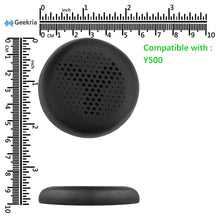 画像をギャラリービューアに読み込む, Geekria イヤーパッド QuickFit 互換性 パッド アーカーゲー AKG Y500, Y 500 ヘッドホンに対応 パッド イヤー / イヤーカップ ( プロテインレザー /ブラック )
